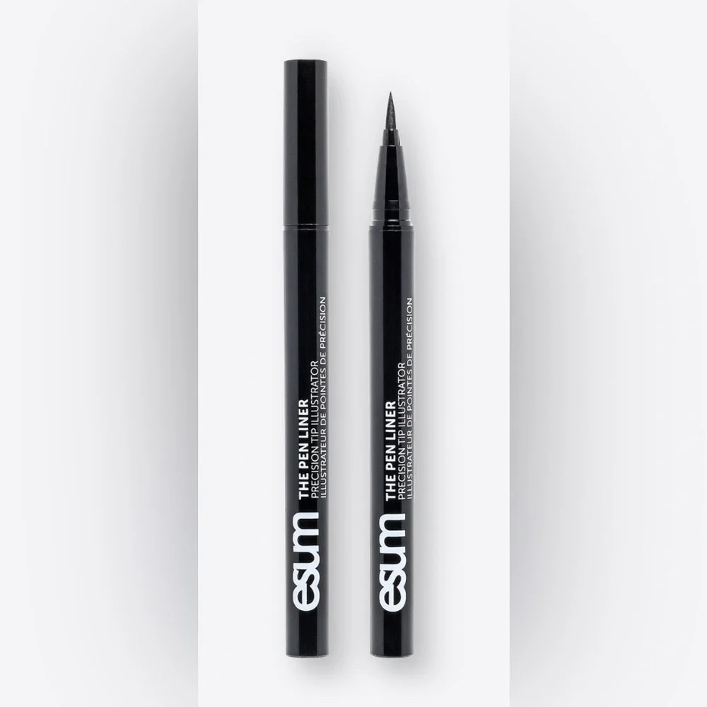 ESUM The Pen Liner Liquid Eyeliner Black Waterproof Precision Tip NWT